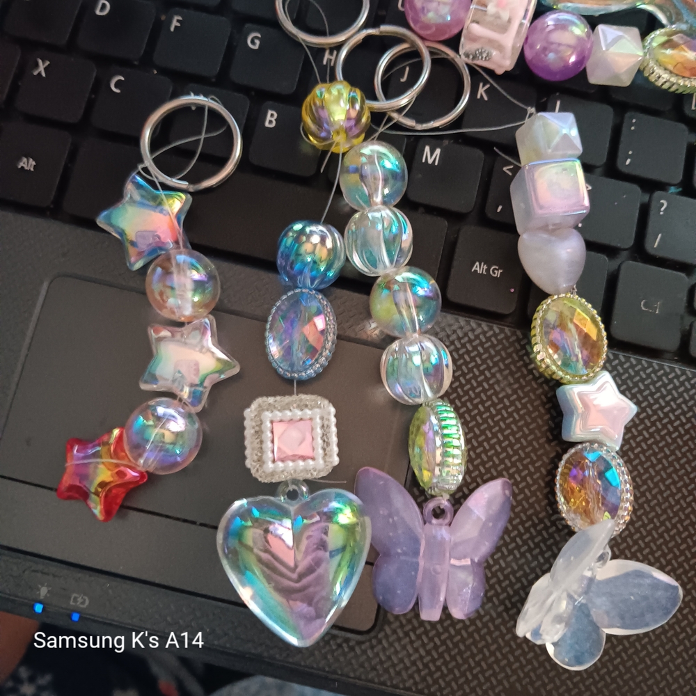 Colorful Beaded Keychains - Picture 3 of 5